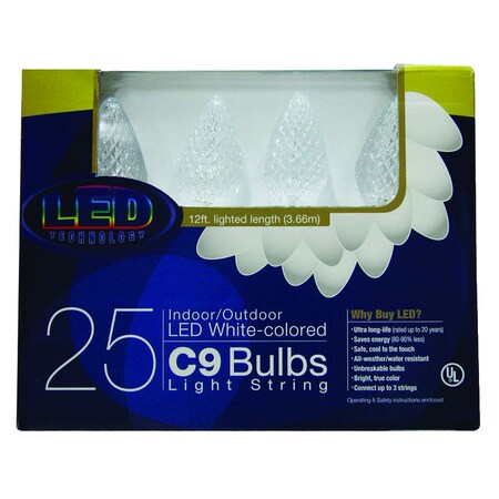 Celebrations C9 Led Lights Wm Wht 47659-71